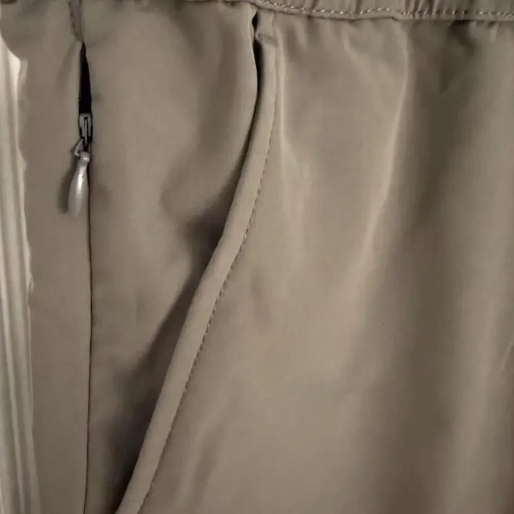 Mens gray drawstring shorts brand